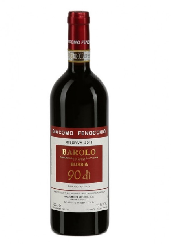 wine bottle Giacomo Fenocchio, Italia